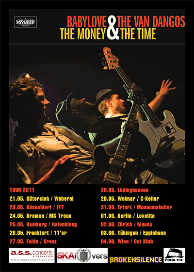 Come out and dance! Babylove&The Van Dangos Tour May 2011