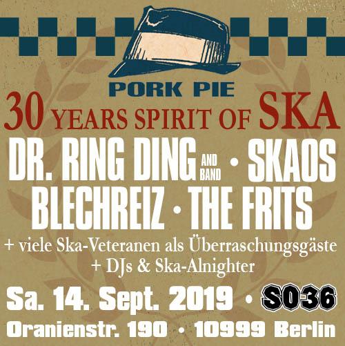 THE GREAT PORK PIE 30 YEARS PEARL JUBILEE PARTY !